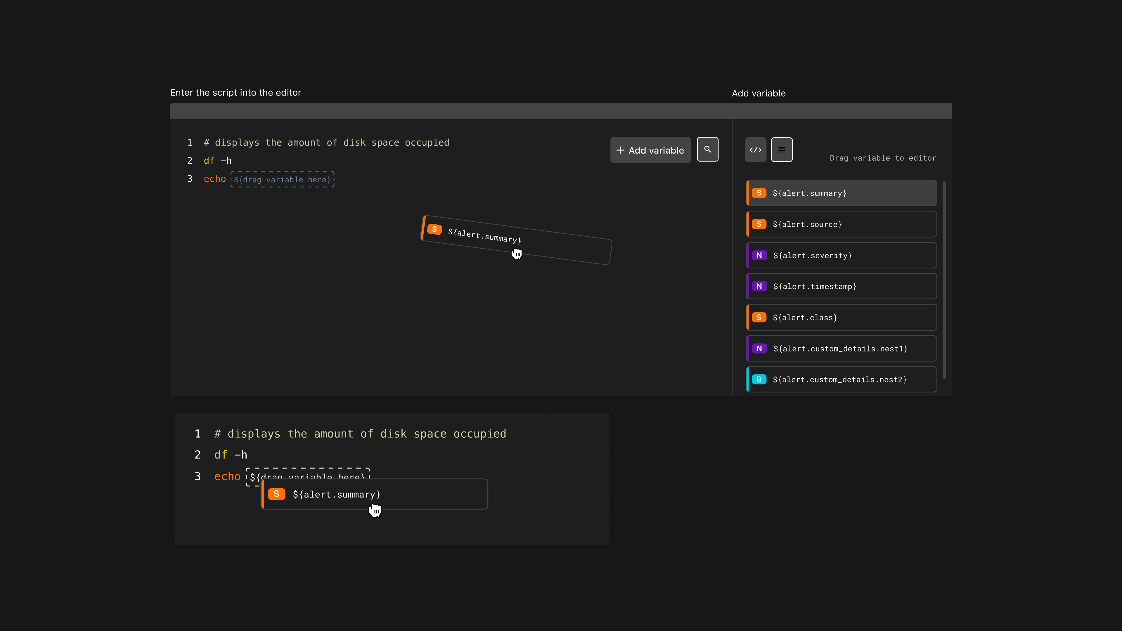 Drag-and-drop explorations
